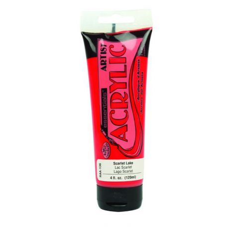 Farba akrylowa R&L 120ml, Czerwona/Scarlet Lake